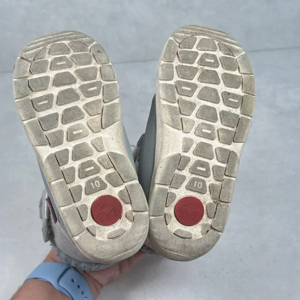 See Kai Run Boots Girls Size 10 Gray Silver Thinsulate Insulated Water Resistant